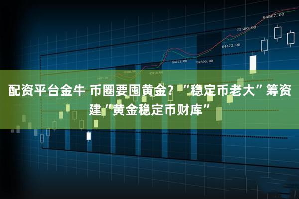 配资平台金牛 币圈要囤黄金?“稳定币老大”筹资建“黄金稳定币财库”